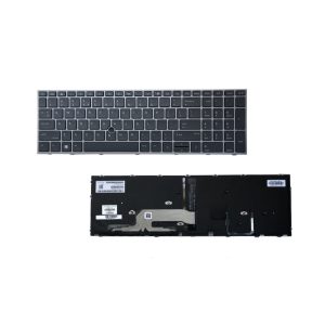 Hp ZBook 15u G3 ZBook 17 G3 848311-001 Grey Frame Backlit Laptop Keyboard