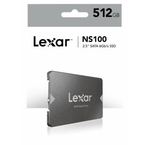 Lexar 512GB NS100 2.5” SATA III (6Gb/s) Laptop Internal SSD LNS100-512RB