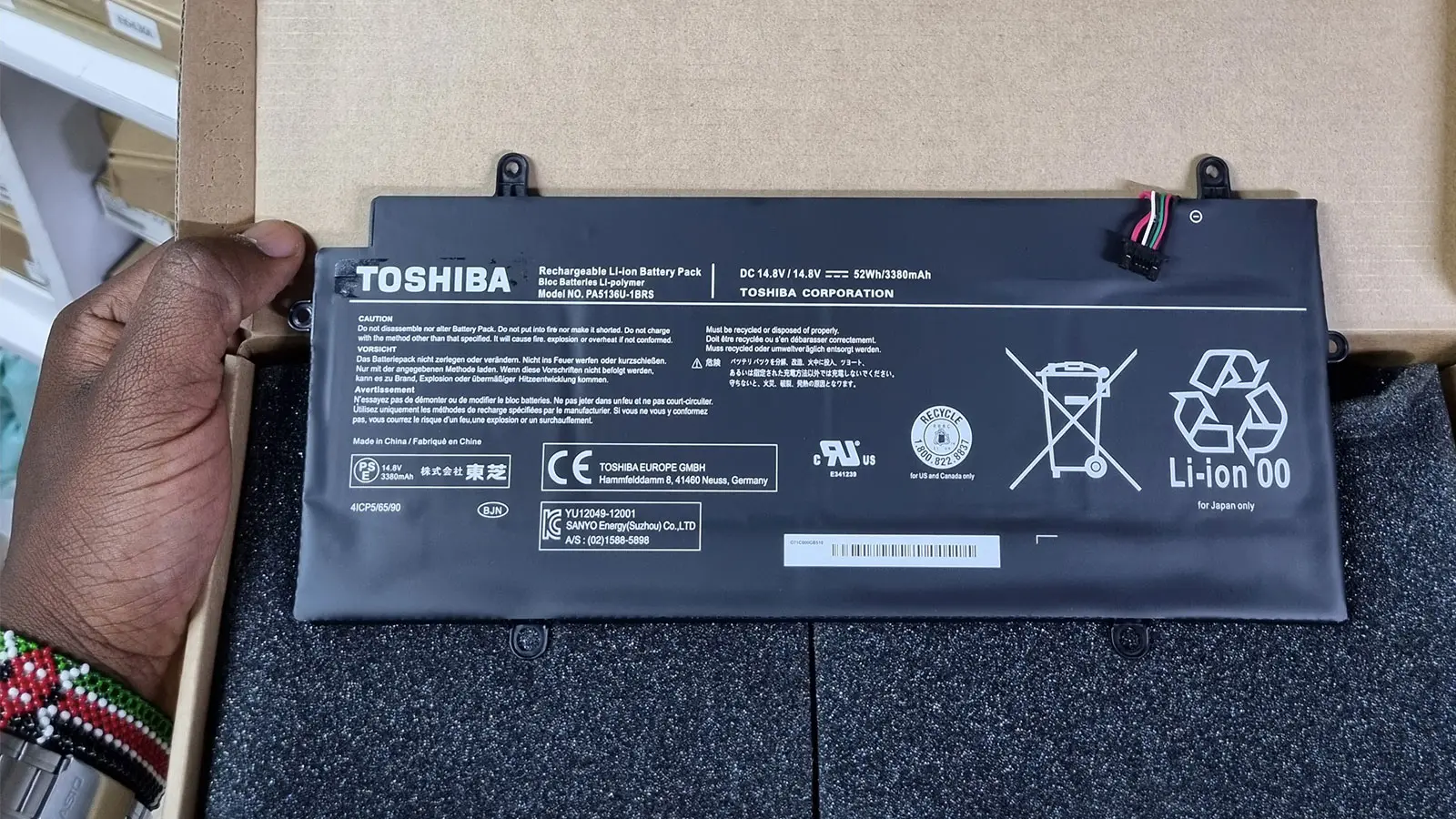 PA5136U-1BRS Toshiba Portege Z30 Series Laptop Battery
