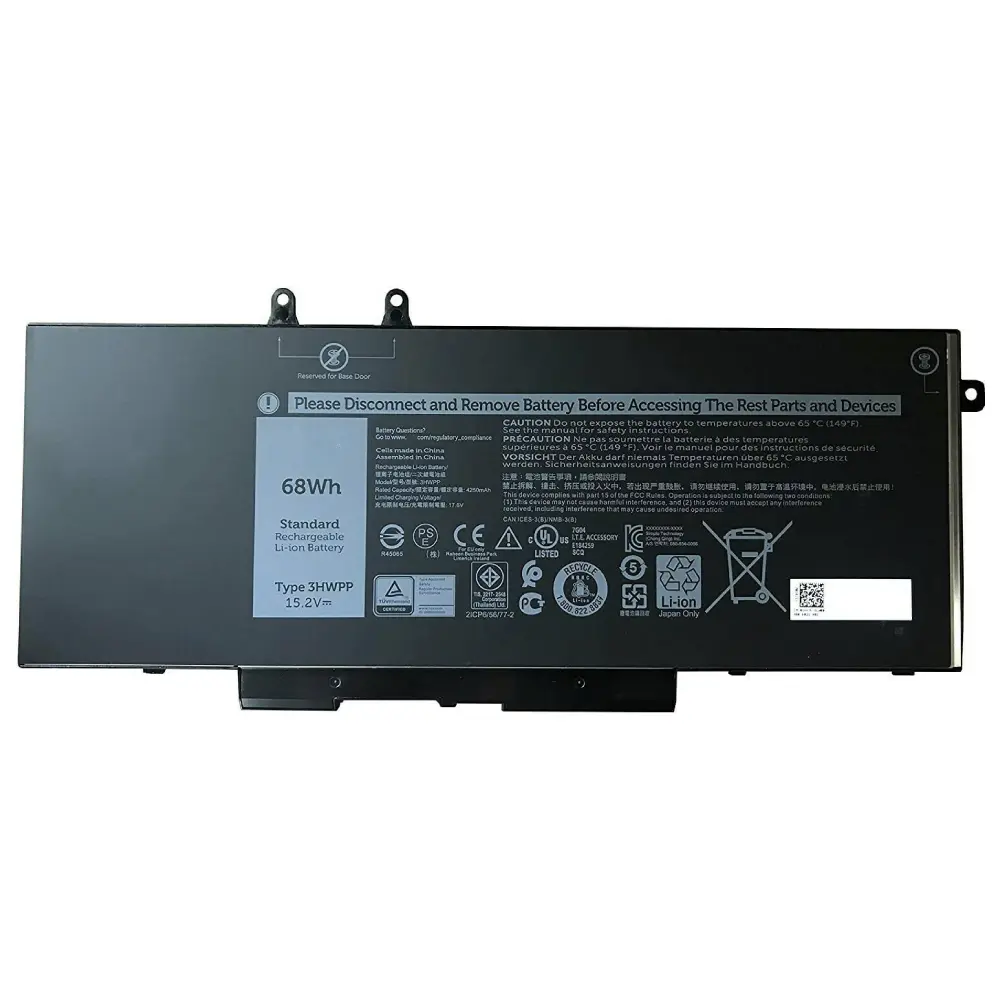 3HWPP Dell Latitude 5501 Original Laptop Battery