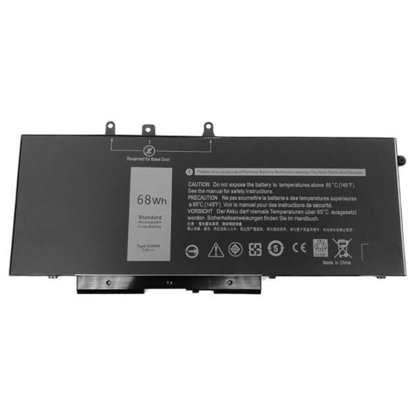 GJKNX Dell Latitude 5480 5580 5280 5590 5490 E5480 E5580 E5490 E5590 Precision 15 3520 3530 Laptop Battery