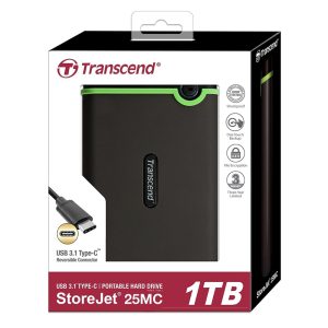 Transcend 1TB StoreJet 25M3 USB 3.1 Gen 1 Portable External Hard Drive