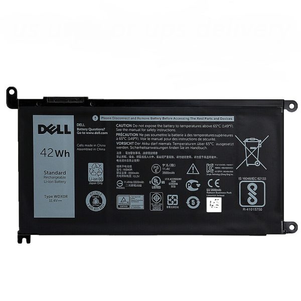 WDXOR DELL Inspiron 15 5567 Original Genuine Laptop Battery