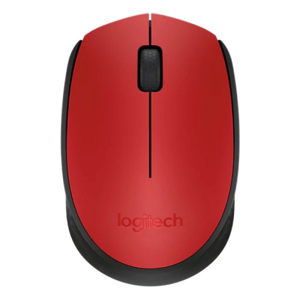 Logitech M171 Wireless Mouse - Red - 910-004641