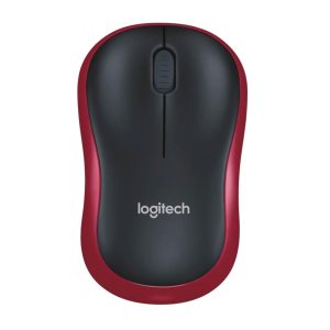 Logitech M185 Wireless Mouse - Red - 910-002237