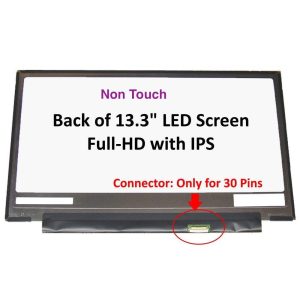 13.3" FHD LCD 30 Pin Screen for Dell Inspiron 7380 Non Touch