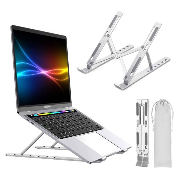 Adjustable and Portable Alluminium Laptop Stand