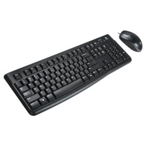 Logitech MK120 Corded Keyboard and Mouse Combo