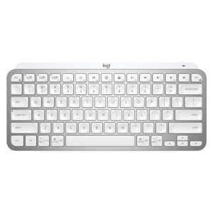 Logitech MX Keys Mini – Advanced Illuminated Wireless Keyboard (Pale Gray) | Buy from Lapsol Technologies