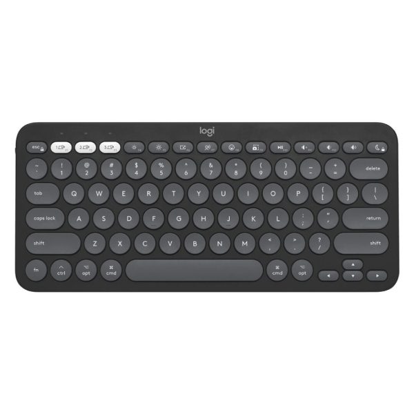 Logitech Pebble Keys 2 K380S Wireless Keyboard (Tonal Graphite) | Buy from Lapsol Technologies