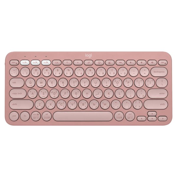 Logitech Pebble Keys 2 K380S Wireless Keyboard (Tonal Rose)