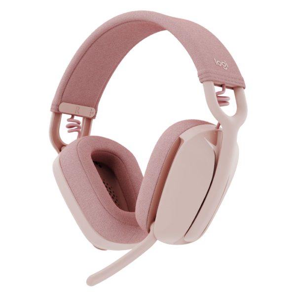 Logitech Zone Vibe 100 Wireless Over the Ear Headphones - Rose