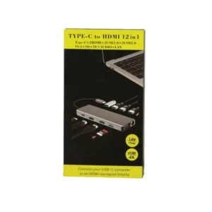 12 in 1 Type C to HDTV Hub Adapter