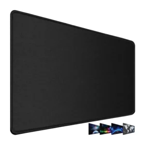 Large Gaming Mouse Pad with Stitched Edges, Non-Slip Base, Waterproof for Gamers and Office