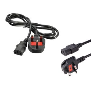 3 Pin Fused Power Cable for Desktop PC