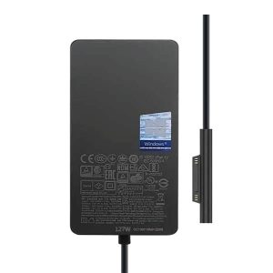 Original Microsoft Surface Pro 3–9, Surface Book 1–3 127W Charger 15V 8A with USB Port