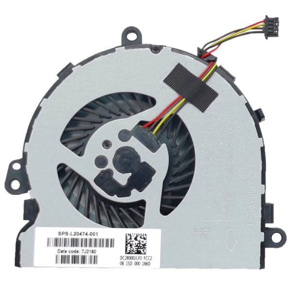 CPU Fan L20474-001 for HP 250 G7 255 G7 256 G7 15-DA 15-DB 15-DR 15-DX 15Q-DX 15T-DS 15-DA0024LA 15-DB0011DX