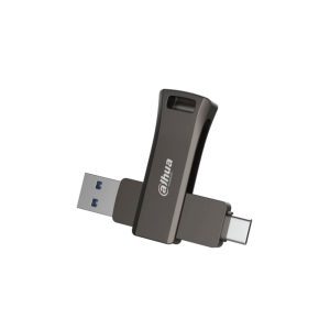 Dahua 128GB Dual USB 3.2 Flash Drive – Type A & C, Gray Metal Case – DHI-USB-P629-32-128GB