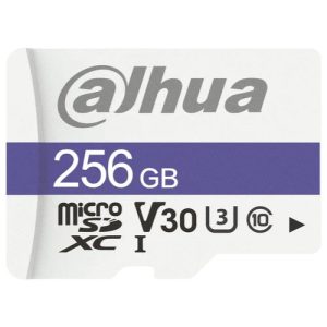 Dahua 256GB MicroSD Card Class 10 U3 V30 – DHI-TF-C100/256GB