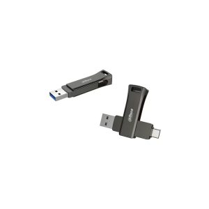Dahua 64GB Dual USB 3.2 Flash Drive – Type A & C, Gray Metal Case – DHI-USB-P629-32-64GB