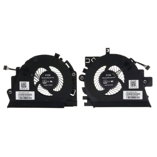 HP ZBook 15 G3 Laptop CPU & GPU Cooling Fan Replacement (848252-001 / 848251-001)