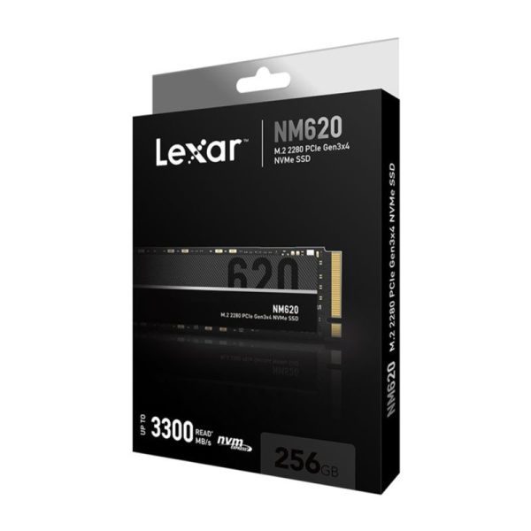 Lexar 256GB High Speed PCIe Gen3 with 4 Lanes M.2 NVMe, up to 3000 MB/s read and 1300 MB/s write