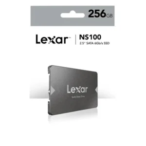 Lexar 256GB NS100 2.5-Inch SATA III 6Gb/s SSD – Up to 520MB/s Read, 440MB/s Write