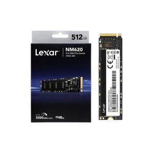 Lexar 512GB M.2 NVMe SSD – PCIe Gen3x4 High-Speed Solid State Drive (Up to 3300MB/s Read, 2400MB/s Write)