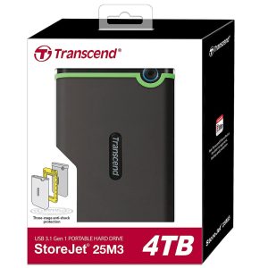 Transcend 4TB StoreJet 25M3 USB 3.1 Portable External Hard Drive