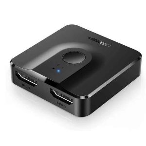UGREEN 2-in-1 Out HDMI Switcher – 4K@60Hz High-Speed Video – CM217