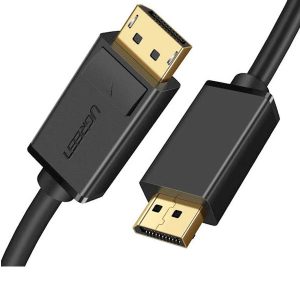 UGREEN 1m DisplayPort to DisplayPort Male-to-Male Cable – High-Definition Video – Black – DP102