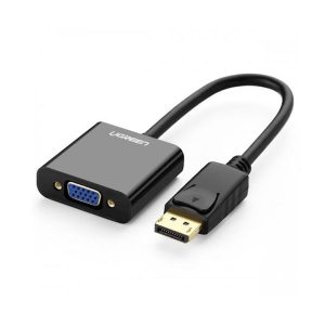 UGREEN DisplayPort to VGA Converter – Male to Female – Black – DP109