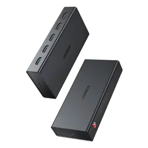 UGREEN HDMI Splitter 1-in-4 Out – 4K High-Definition Video – UK Plug – CM620