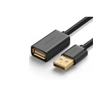 UGREEN 5m USB 2.0 A Male to A Female Extension Cable – High-Speed Data – Black – US103