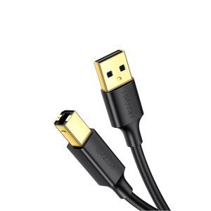 UGREEN 3m USB 2.0 Type-A to Type-B Printer Cable – High-Speed Data Transfer – Black – US135