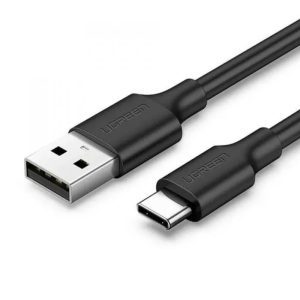 UGREEN 1m USB 3.0 Type-A to USB-C Male Cable with Nickel Plating – Black – US184