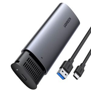UGREEN USB-C to M.2 NGFF SSD Enclosure with 5Gbps Data Transfer – 50cm Cable – CM400
