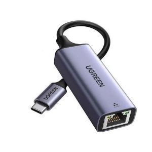 UGREEN USB-C to Gigabit Ethernet Adapter – 10/100/1000M Network Converter (Space Gray) – CM199