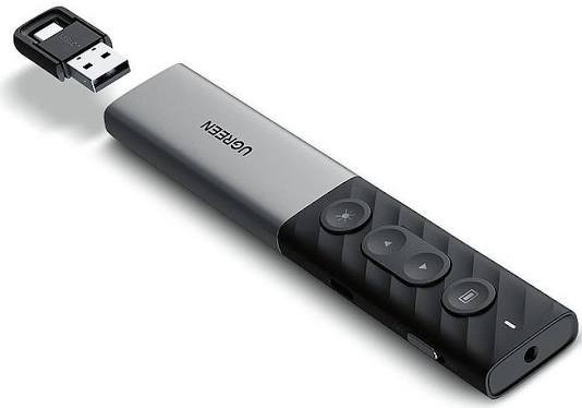 UGREEN Wireless Presenter with Laser Pointer – LP479 – Remote Control for Presentations