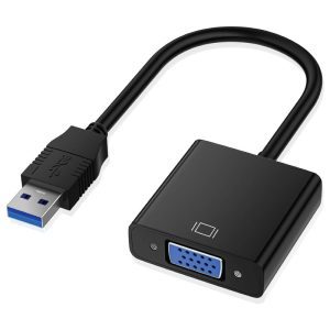 USB 3.0/2.0 to VGA Display Adapter – External Video Converter for Laptop & PC