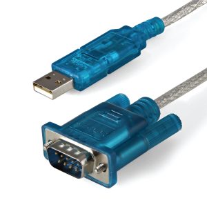 USB to RS232 Serial Adapter Cable – High Speed DB9 Converter for PC, Laptop & Networking Equipment