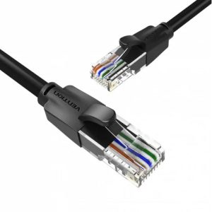 Vention Cat6 UTP Patch Cable 10M – High-Speed Gigabit Ethernet LAN Cable, Black (IBKBL)