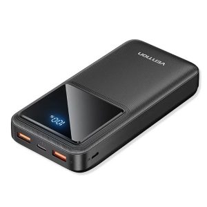 Vention 20000mAh Multi-Port Power Bank – 22.5W, Black with LED Display