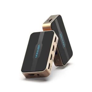 Vention 5-in-1 Out HDMI Switcher – Black High-Speed HDMI Selector (ACDGO)