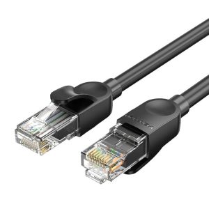 Vention Cat6 UTP Patch Cable 1.5M – High-Speed Ethernet LAN Cable, Black (IBKBG)