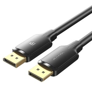 Vention DisplayPort (DP) Cable 1.5M – High-Speed 4K Black Cable