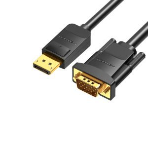 Vention DP to VGA Cable 1.5M Black HBLBG