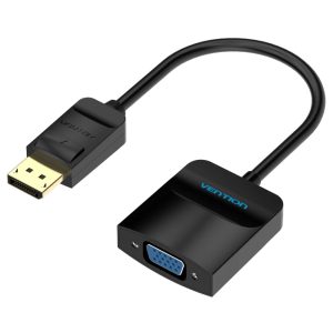 Vention DisplayPort (DP) to VGA Converter 0.15M – Black Compact Adapter