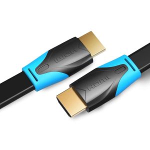 Vention Flat HDMI Cable 10M – High-Speed Black Cable (VAA-B02-L1000)