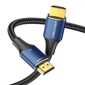 Vention HDMI Male-to-Male 4K HD Cable 10M – Blue Aluminum Alloy High-Speed Cable (ALHSL)